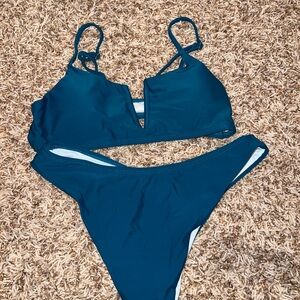 SHEIN Deep Blue Bikini Set